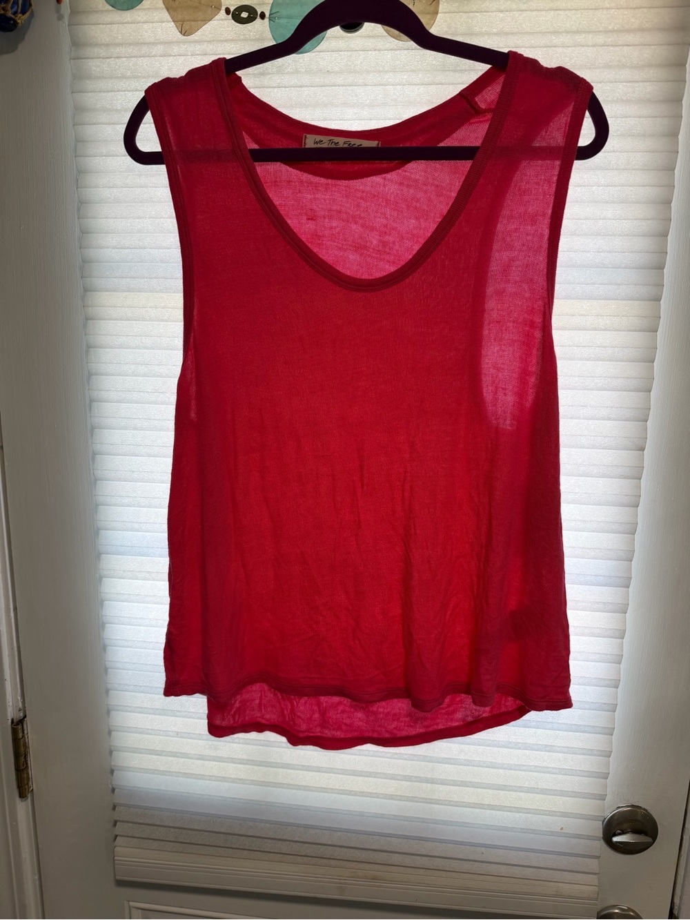 Free people pink tank top New with tags